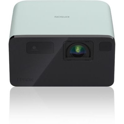 image Epson EF-21G Mini Smart Laser Projector | Projecteur Vidéo Portable Full HD, 1920 x 1080p, Haut-Parleur Bluetooth 5W, Projection au Mur, au Sol ou au Plafond, 1000 Lumens, Google TV | 150", Vert