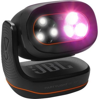 image JBL PartyLight Beam, éclairage de fête Bluetooth, Faisceau LED RVB pour Enceintes JBL PartyBox, éclairage de soirée Compatible avec Auracast et avec Les Applications JBL One et JBL PartyBox, 0,92 kg