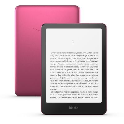 image Nouvel Amazon Kindle Paperwhite Signature Edition (32 Go) | Notre modèle le plus rapide avec éclairage avant à réglage automatique, charge sans fil et autonomie de plusieurs semaines | Rose métallisé