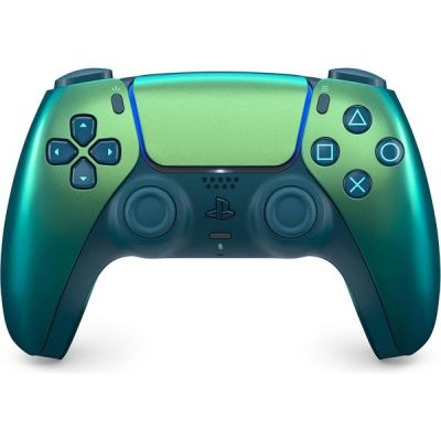 image Playstation Sony, Manette 5 Officielle DualSense, Sans Fil, avec Retour Haptique & Gâchettes Adaptatives, Micro Intégré, Batterie Rechargeable, Compatible PS5/PC, Couleur : Chroma Teal