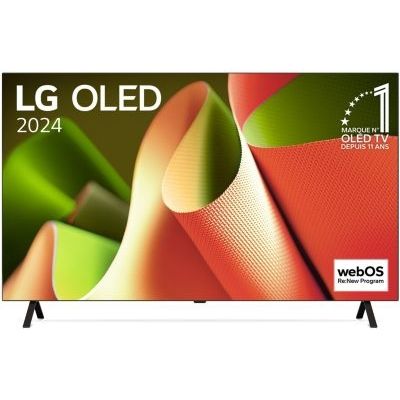 image LG TV OLED 2024 | OLED55B4 | 55'' (139 cm) | OLED| Processeur α8 AI 4K |Dolby Vision & Atmos | Alexa