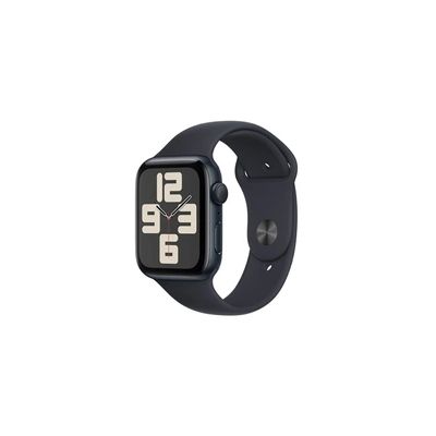 image Apple Watch SE (2. Generation) GPS 44 mm Smartwatch mit Aluminiumgehäuse in Mitternacht und Sportarmband in Mitternacht (S/M). Fitness und Schlaftracker, Unfallerkennung, Herzfrequenzmesser