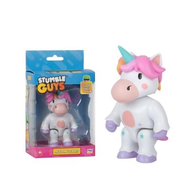 image Bandai - Stumble Guys - Sprinkles - Figurine 11 cm avec Stickers - Personnage articulé - Figurine Jeu vidéo Stumble Guys - PMS6010C