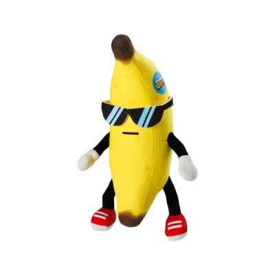 image Bandai - Stumble Guys - Banana Guy - Grande Peluche 30 cm colorée - Peluche Jeu vidéo Stumble Guys - Peluche Banane à Collectionner - Jouet Enfant 2 Ans et + - PMS7008D