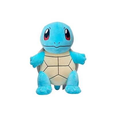 image Bandai - Pokémon - Peluche Carapuce (Squirtle) - Peluche 30 cm Toute Douce - JW0058