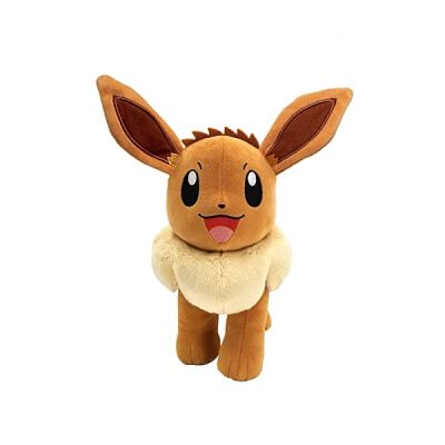 image Bandai - Pokémon - Peluche Évoli (Eevee) - Peluche 30 cm Toute Douce - JW0061
