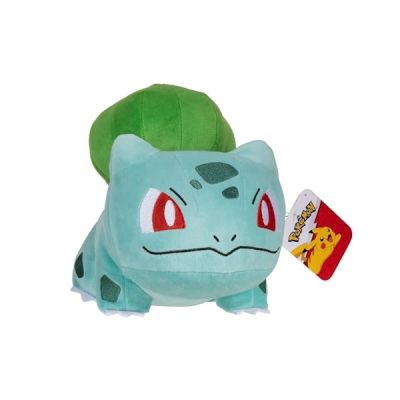 image Bandai - Pokémon - Peluche Bulbizarre 30 cm - Peluche Pokémon Toute Douce - JW3112