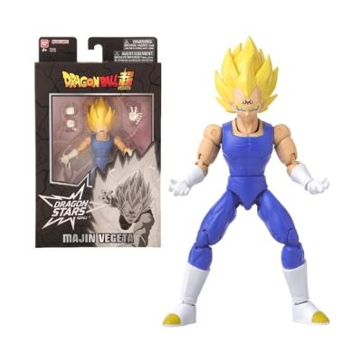 image Bandai - Dragon Ball Z - Figurine articulée Dragon Stars 17 cm - Majin Vegeta - Licence Officielle Dragon Ball - Figurine articulée Majin Vegeta - Jouet Enfant 4 Ans et + - 40731