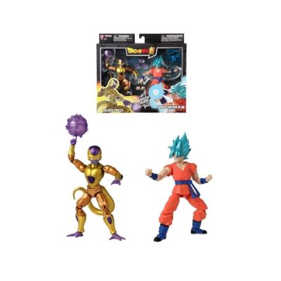 image Bandai - Dragon Ball Super - Figurines Dragon Stars 17cm - Battle Pack - Golden Freezer vs Super Saiyan Blue Goku - Licence Officielle Dragon Ball - Pack de 2 figurines - Jouet Enfant 4 ans et + 37169