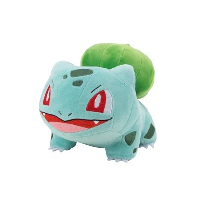 image Bandai - Pokémon - Peluche Bulbizarre (Bulbasaur) - Peluche 20 cm Toute Douce - Idée Cadeau Peluche Pokemon Enfants et Adultes - Jouet Enfant 2 Ans et + - Peluche Pokémon Licence Officielle - JW3083