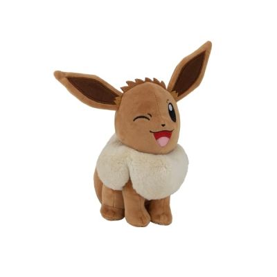 image Bandai - Pokémon - Peluche Evoli (Eevee) - Peluche 20 cm Toute Douce - Idée Cadeau Peluche Pokemon Enfants et Adultes - Jouet Enfant 2 Ans et + - Peluche Pokémon Évoli Licence Officielle - JW3079