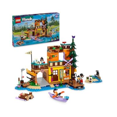 image LEGO Friends Sports Aquatiques à la Base d’Aventure - Jouet de Construction pour Enfants - Idée Cadeau pour Les Filles et Les Garçons de 7 Ans et Plus - Inclut 3 Mini-poupées et Un Ours 42626