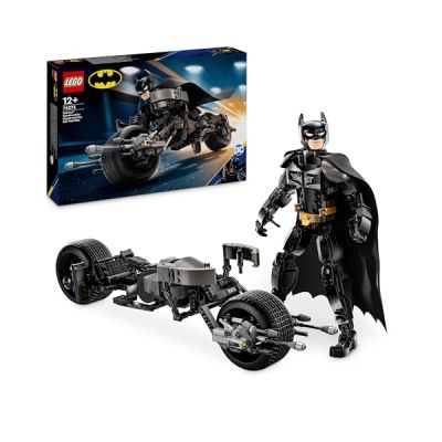 image LEGO DC Batman La Figurine de Batman à Construire et la Moto Bat-Pod - Jouet pour Enfants Garçons et Filles de 12 Ans et Plus inspiré des Films The Dark Knight - Set d’Aventures 76273