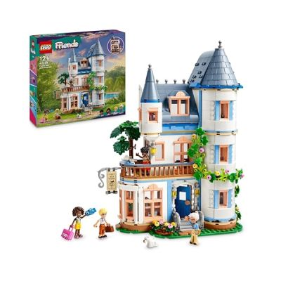 image LEGO Friends La Chambre d’Hôte dans Un Château - Set pour Enfants dès 12 Ans - avec 4 Mini-poupées, Un Chien et des Accessoires - Idée de Cadeau pour Adolescents Garçons et Filles 42638