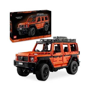 image LEGO Technic Mercedes-Benz G 500 PROFESSIONAL Line - Maquette Voiture à Construire pour Adultes - Modèle de Classe G - Idée Cadeau pour les Passionnés de 4x4 et Véhicules de Luxe à Collectionner 42177