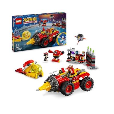 image LEGO Sonic The Hedgehog Super Sonic Contre Egg Drillster - Cadeau pour Enfants Inspiré du Jeu Vidéo - Set d’Aventure avec Shadow et Dr. Eggman pour Garçons et Filles dès 8 Ans 76999