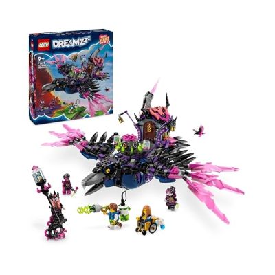 image LEGO DREAMZzz Le Corbeau de Minuit de la Sorcière des Cauchemars - Animaux Jouets pour Filles et Garçons dès 9 Ans - Transformez Une Cabane en Maison, Araignée ou Oiseau - Cadeau pour Enfants 71478