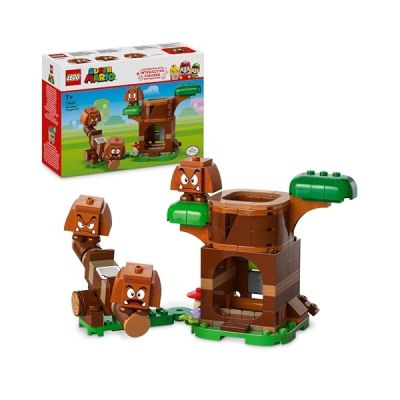 image LEGO Super Mario Terrain de Jeu des Goombas - Objet Collector Nintendo - Set d’Aventures - Jouet avec 3 Figurines à Construire - Idée Cadeau pour Garçons Filles et Fans du Jeu Vidéo - dès 7 Ans 71433