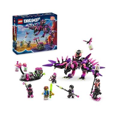 image LEGO DREAMZzz 3-en-1 Les Créatures de la Sorcière des Cauchemars Jouets Magiques - Construisez un Chaudron, un Loup ou un Corbeau Set fantastique pour Enfants, Filles ou Garçons de 9 Ans et Plus 71483