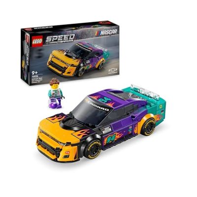 image LEGO Speed Champions NASCAR Next Gen Chevrolet Camaro ZL1 - Jouet Voiture de Course - Set de Construction pour Enfants - Cadeau de Course pour Garçons et Filles à partir de 9 Ans 76935