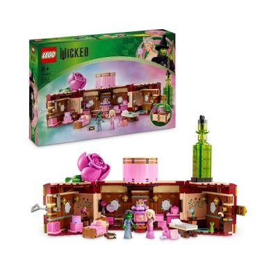 image LEGO Wicked Le Dortoir de Glinda et d’Elphaba - Modèle à Collectionner pour Enfants avec 2 Mini-poupées - Idée Cadeau Anniversaire pour Filles et Garçons Fans de Maisons de Poupée dès 8 Ans 75683