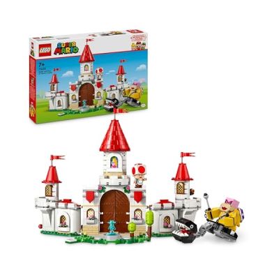 image LEGO Super Mario Combat Contre Roy au Château de Peach - Jouet avec des Personnages Nintendo - Set d’Aventures pour Enfants - Idée Cadeau pour Garçons, Filles et Fans de Jeux Vidéo dès 7 Ans 71435