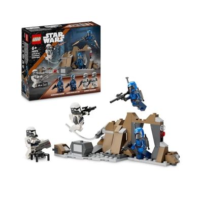 image LEGO Star Wars - Pack de Combat de l’Embuscade sur Mandalore - Jouet de Construction pour Enfants à Collectionner - Idée de Cadeau d'anniversaire pour Garçons et Filles de 6 Ans et Plus 75373