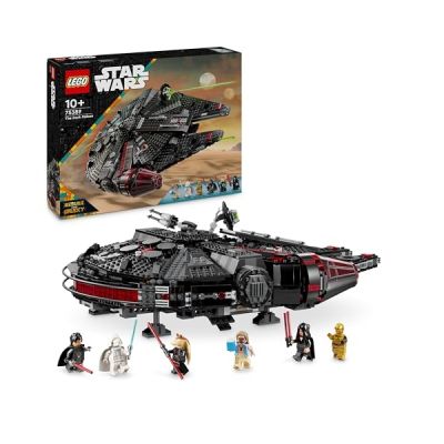 image LEGO Star Wars Le Faucon Noir - Set de Vaisseau Spatial à Collectionner Véhicule en Briques à Construire pour Enfants - Cadeau d’Anniversaire pour Les Garçons, Les Filles et Les Fans dès 10 Ans 75389