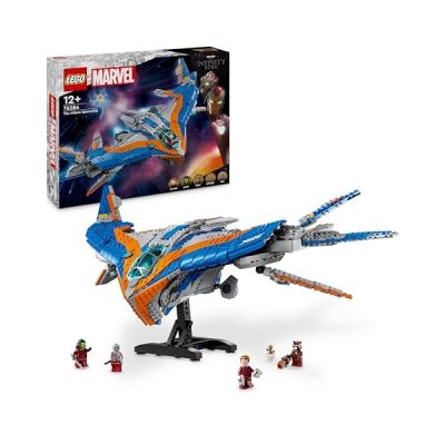 image LEGO Marvel Les Gardiens de la Galaxie : Le Vaisseau Milan - Incluant 4 Minifigurines de Super-héros, Aventures Spatiales pour Enfant, Cadeau Avengers pour Garçons et Filles de 12 Ans et Plus 76286