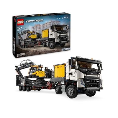 image LEGO Technic Camion Volvo FMX et Pelleteuse électrique EC230 - Jouet Voiture pour Enfants - Véhicules à Offrir aux Garçons et Filles de 10 Ans et Plus Passionnés d'Engins de Chantier 42175