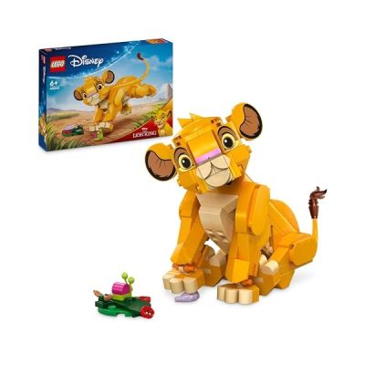 image LEGO Disney Simba, Le Bébé du Roi Lion, Jouet de Construction pour Enfants, Figurine à Construire, Jouet d'Activité et de Développement pour Les Garçons et Les Filles dès 6 Ans 43243