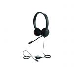 image produit Jabra Evolve 20 SE UC Stereo Headset - Écouteurs Unified Communications pour Softphone VoIP avec Suppression Passive du Bruit - Câble USB-A avec Contrôleur - noir - livrable en France