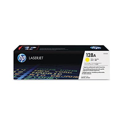 HP 128A Toner Jaune Authentique (CE322A)