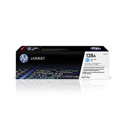 HP 128A Toner Authentique (CE321A) Cyan Normal
