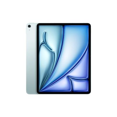 image Apple iPad Air 13 (M2) : Écran Liquid Retina, 1 to, Caméra Avant 12 Mpx Horizontale/Appareil Photo arrière 12 Mpx, Wi-FI 6E + 5G avec eSIM, Touch ID, Autonomie d’Une journée - Bleu