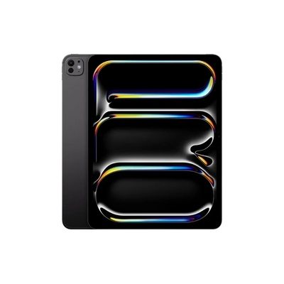 image Apple iPad Pro 13 (M4) : Écran Ultra Retina XDR, 2 to, Caméra Avant 12 Mpx Horizontale/Appareil Photo arrière 12 Mpx, Wi-FI 6E + 5G, Autonomie d’Une journée, Verre Standard - Noir sidéral