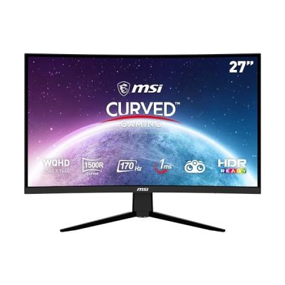 image MSI G273CQ Écran Gaming incurvé 27 Pouces WQHD - Dalle VA 1500R 2560 x 1440, 170Hz / 1ms, AMD FreeSync Premium, HDR Ready