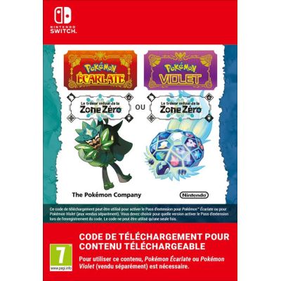 DLC Pass d'Extension pour Pokémon Écarlate Pokémon ou Violet • Code de téléchargement pour Nintendo Switch