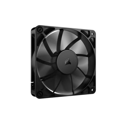 image CORSAIR RS120 120mm Ventilateur PWM – Connexion Daisy-Chain – Faible Bruit – Roulement à Dôme Magnétique – Paquet Unique – Noir