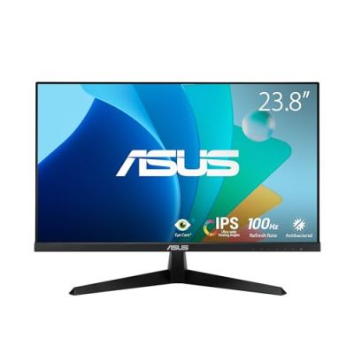 ASUS Écran PC Gamer Gaming VY249HF | 23,8 FHD - IPS - 100Hz - 1ms MPRT - Adaptive-Sync - Eye Care - 1xHDMI 1.4