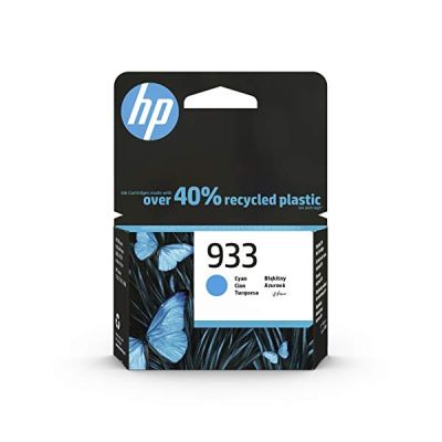 image HP 933 Cartouche d'Encre Cyan Authentique (CN058AE) pour HP OfficeJet 6100 / 6600 / 6700 / 7110 / 7510 / 7610 /7612