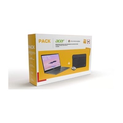 image PACK FNAC-DARTY CHROMEBOOK PLUS CB515-2HT-349N 15.6 TACTILE INTEL CORE I3 1215U RAM 8 GO LPDDR5X 512 GO SSD INTEL UHD GRAPHICS + HOUSSE + SOURIS ACER SANS FIL