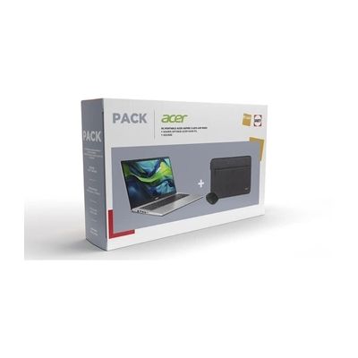 image PACK FNAC-DARTY A315-44P-R0KS 15,6" FHD AMD Ryzen7 5700U RAM 16 Go DDR4 512 Go SSD AMD Radeon Graphics + Housse + Souris Acer sans fil