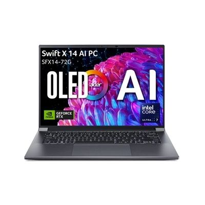 image Acer Swift SFX14-72G-70QA 14.5" OLED Intel Core Ultra 7 155H RAm 32 GO LPDDR5X 1 To SSD GeForce RTX 4050