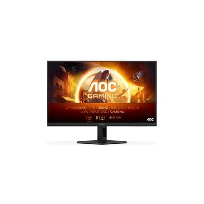 image AOC Gaming 27G4XE - Moniteur FHD 27 Pouces, 180 Hz, 1 ms, FreeSync Prem., Comp. G-Sync, HDR10 (1920x1080, HDMI, DisplayPort) Noir