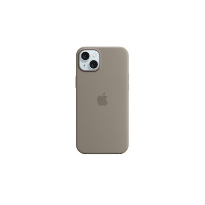 image Apple Coque en Silicone avec MagSafe pour iPhone 15 Plus - Argile ​​​​​​​