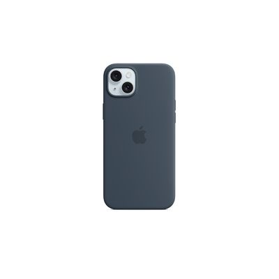 image Apple Coque en Silicone avec MagSafe pour iPhone 15 Plus - Bleu Orage ​​​​​​​