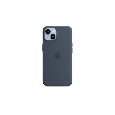 image Apple Coque en Silicone avec MagSafe pour iPhone 14 - Bleu Orage ​​​​​​​