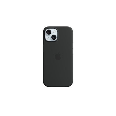 image Apple Coque en Silicone avec MagSafe pour iPhone 15 - Noir ​​​​​​​