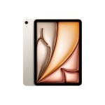 image produit Apple iPad Air 11 (M2) : Écran Liquid Retina, 512 Go, Caméra Avant 12 Mpx Horizontale/Appareil Photo arrière 12 Mpx, Wi-FI 6E, Touch ID, Autonomie d’Une journée - Lumière stellaire - livrable en France